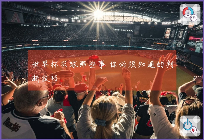 世界杯买球那些事 你必须知道的判断技巧