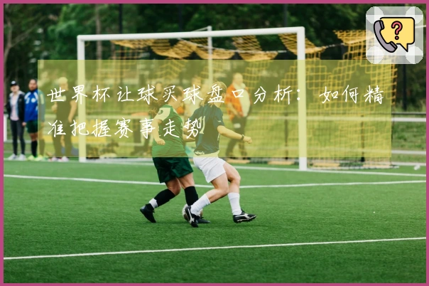 世界杯让球买球盘口分析：如何精准把握赛事走势