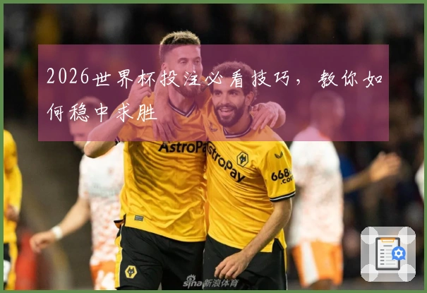 2026世界杯投注必看技巧，教你如何稳中求胜