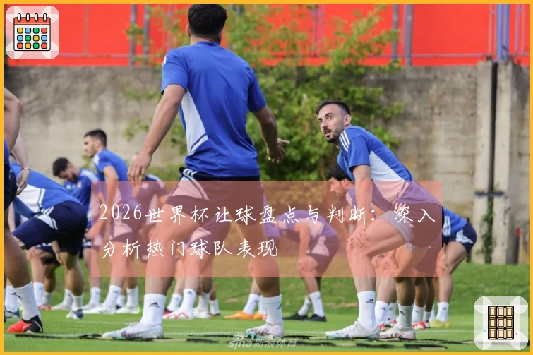 2026世界杯让球盘点与判断：深入分析热门球队表现